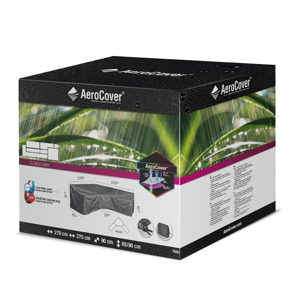 AeroCover Loungesethoes Hoekset Trapeze 270 X 270 X 65/90 Cm 4 AeroCover Loungesethoes Hoekset Trapeze 270 X 270 X 65/90 Cm - Afbeelding 2