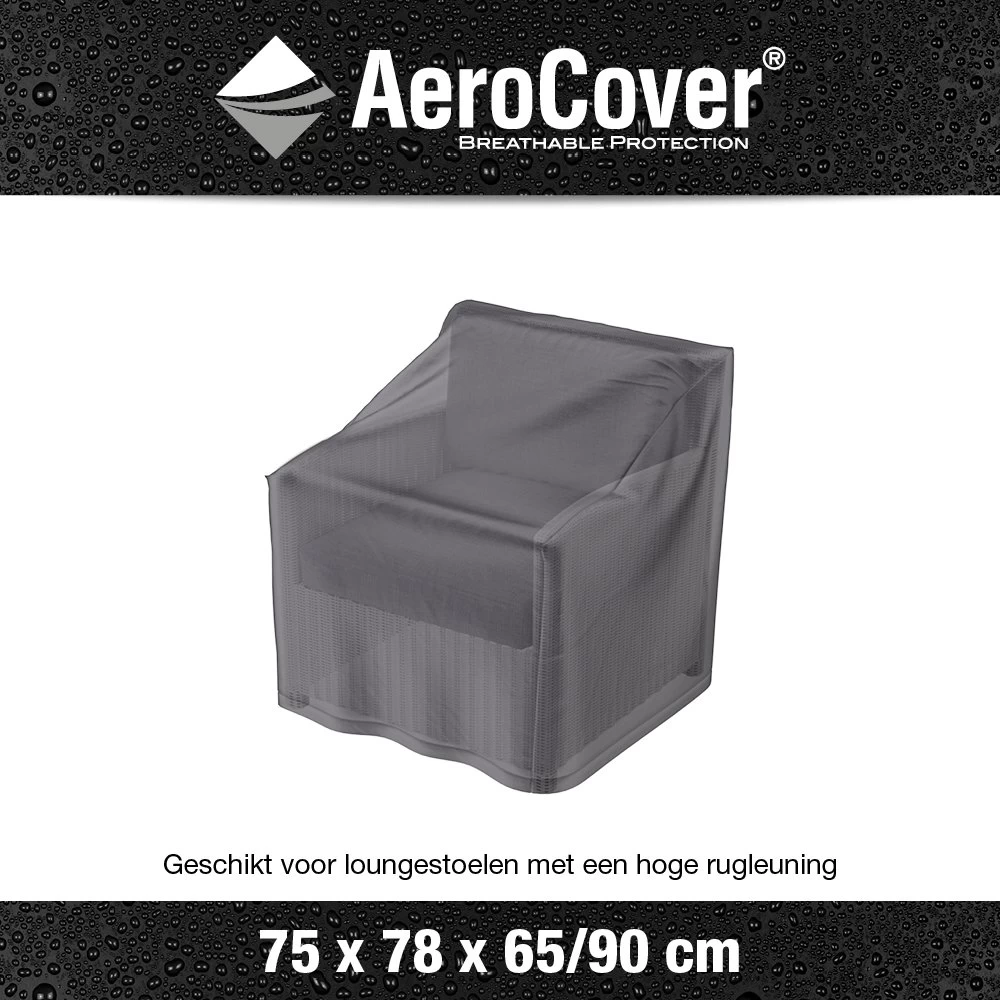 AeroCover Loungestoelhoes (hoge Rug) 75 X 78 X 65/90 Cm 5 AeroCover Loungestoelhoes (hoge Rug) 75 X 78 X 65/90 Cm - Afbeelding 3