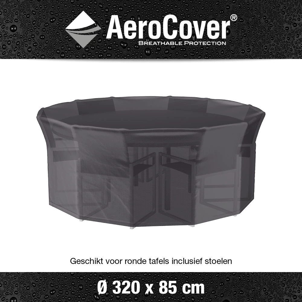 AeroCover Tuinsethoes Ø 320 X H 85 Cm 5 AeroCover Tuinsethoes Ø 320 X H 85 Cm - Afbeelding 3