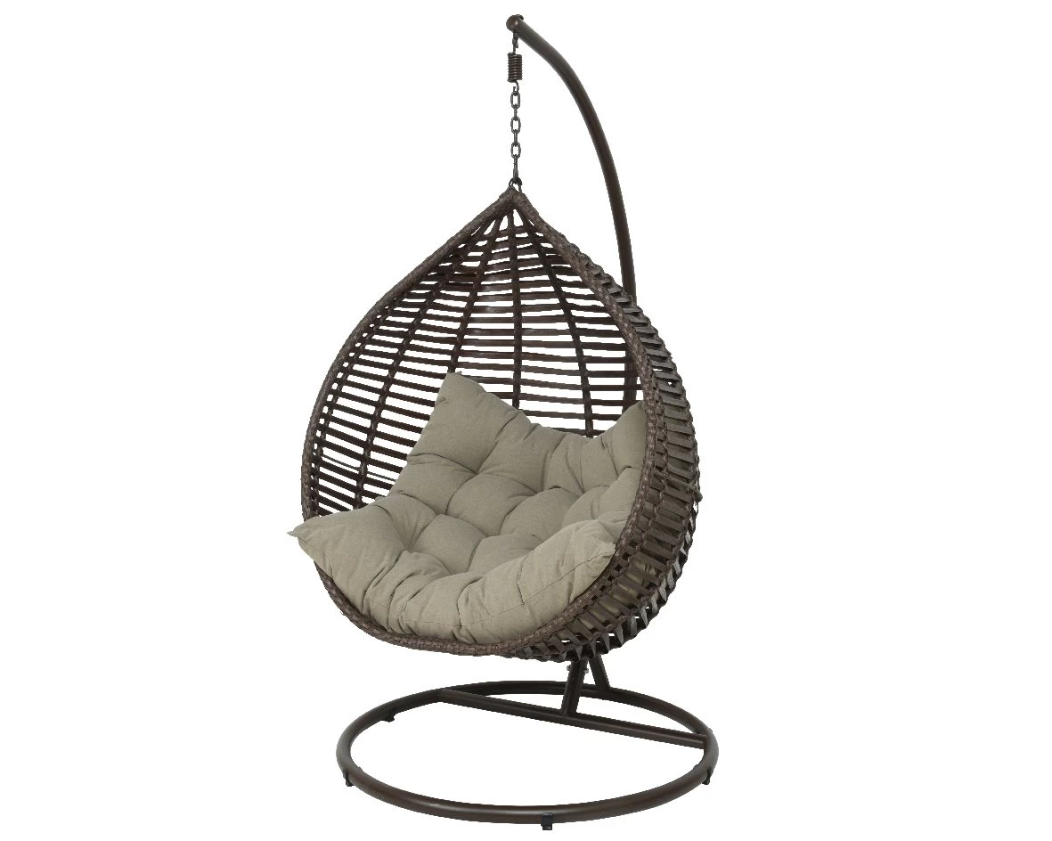 Amadora Hang-ei Wicker Bruin - 121 X 105 X 196 Cm 3 Amadora Hang-ei Wicker Bruin - 121 X 105 X 196 Cm