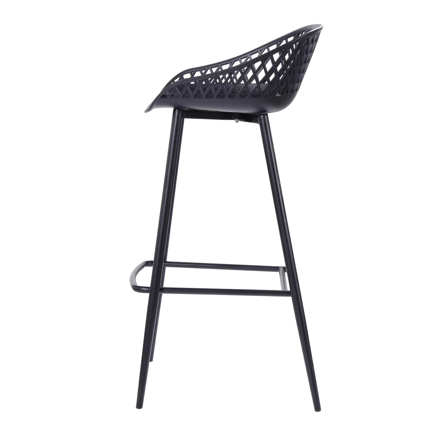 Barstoel WEBBING Zwart 5 Barstoel WEBBING Zwart - Afbeelding 3