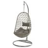 Bologna Hang-ei Wicker Grijs - Ø 95 X H 195 Cm