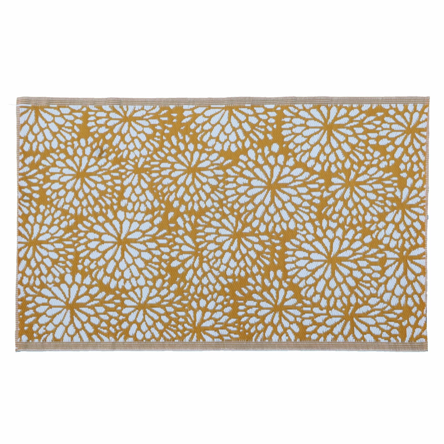 Buitenkleed Flower Geel/Groen - 120 X 180 Cm 3 Buitenkleed Flower Geel/Groen - 120 X 180 Cm