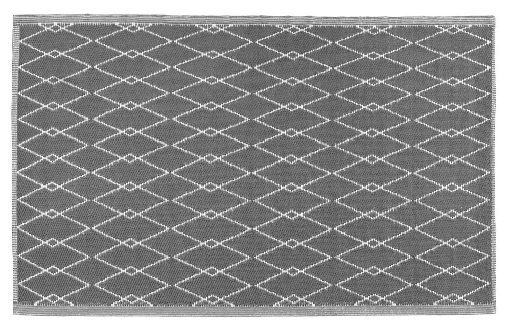 Buitenkleed MESH Dark Grey / White - 180 X 120 Cm 3 Buitenkleed MESH Dark Grey / White - 180 X 120 Cm