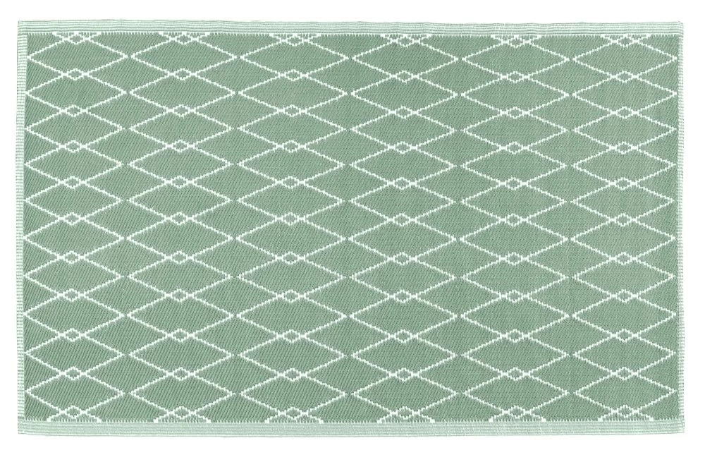 Buitenkleed MESH Green / White - 180 X 120 Cm 3 Buitenkleed MESH Green / White - 180 X 120 Cm