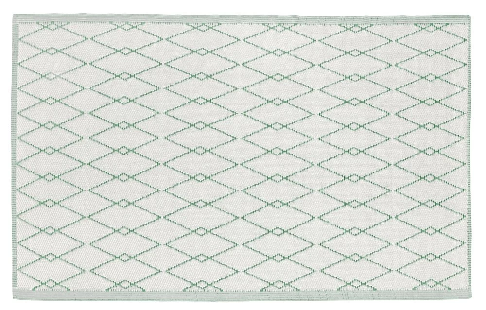 Buitenkleed MESH Green / White - 180 X 120 Cm 4 Buitenkleed MESH Green / White - 180 X 120 Cm - Afbeelding 2