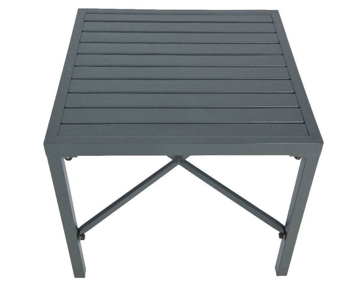Charlotte Bijzet Tuintafel Antraciet - 51 X 51 X 43 Cm 4 Charlotte Bijzet Tuintafel Antraciet - 51 X 51 X 43 Cm - Afbeelding 2