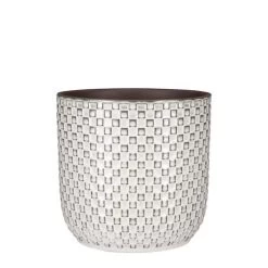 Daan Pot Rond Wit - H20,5xd21,5cm