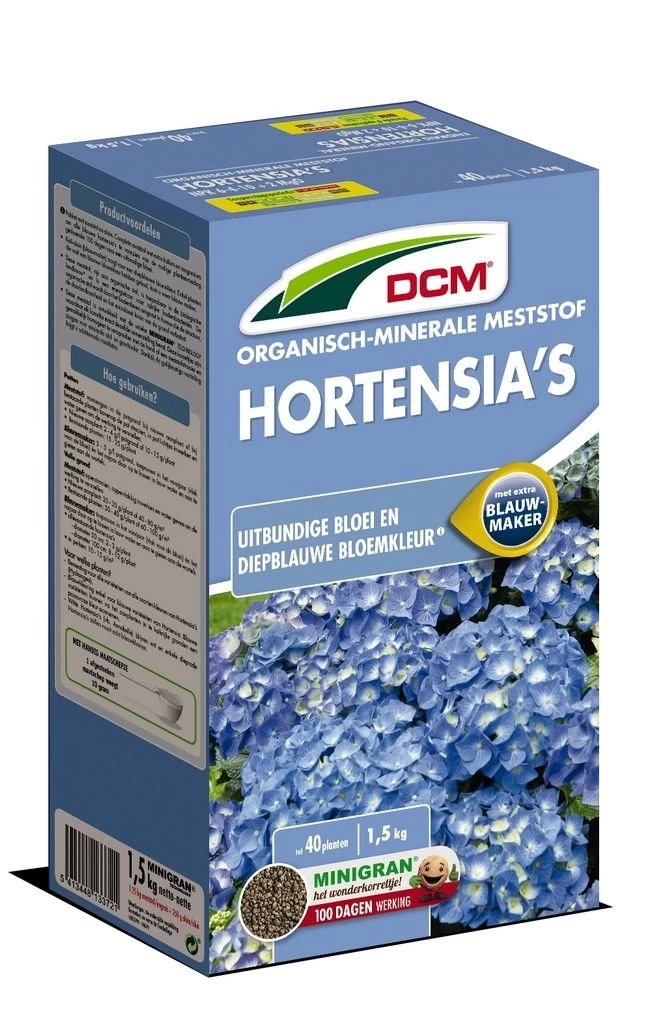 DCM Meststof Hortensia's (MG) (1,5kg) (SD) 3 DCM Meststof Hortensia's (MG) (1,5kg) (SD)