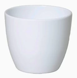 Floran Pot Boule D40 H33.5cm Wit Es/35