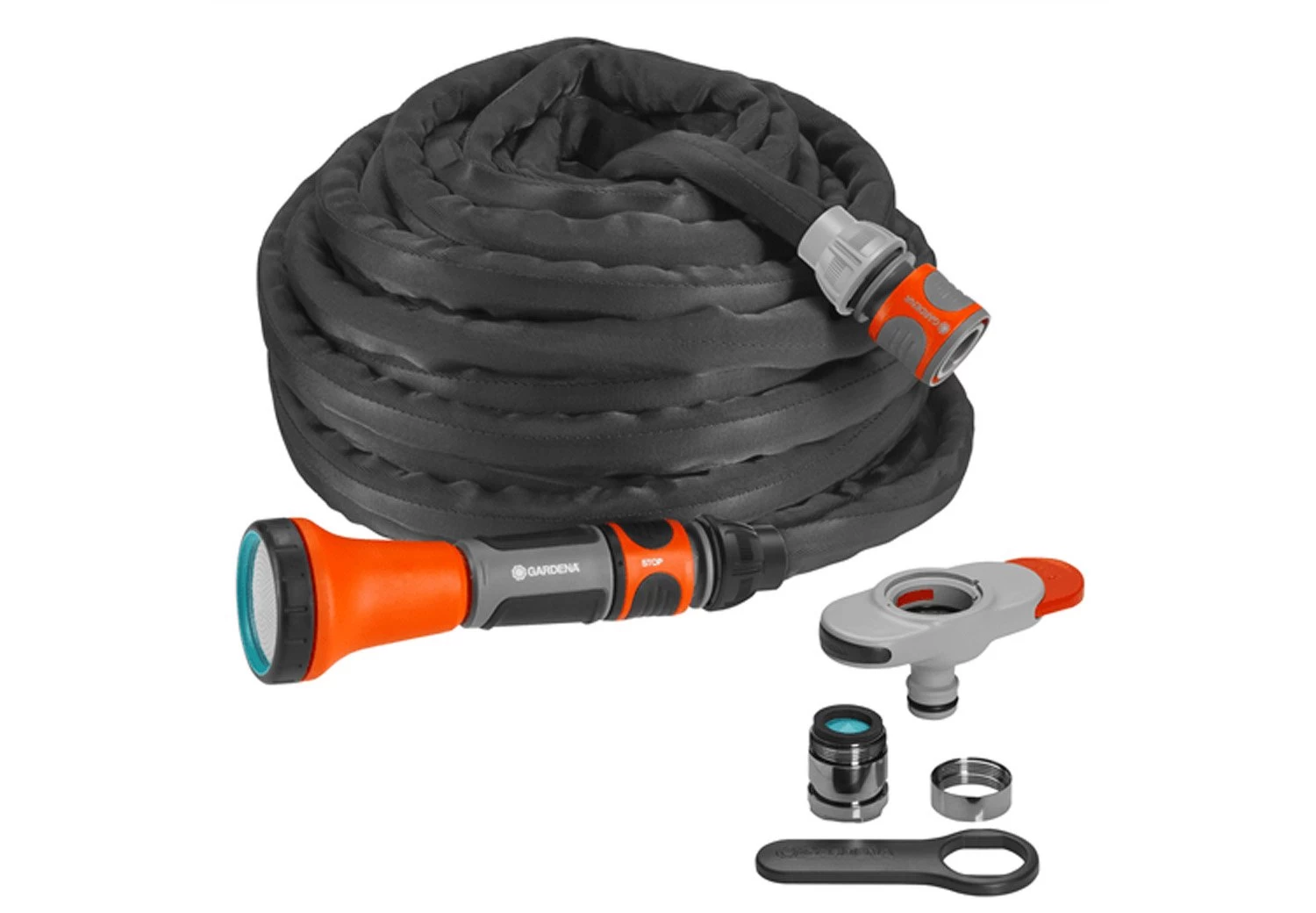 GARDENA Textielslang Liano™ 10 M Set Met Aansluitset Voor Binnenkranen 3 GARDENA Textielslang Liano™ 10 M Set Met Aansluitset Voor Binnenkranen