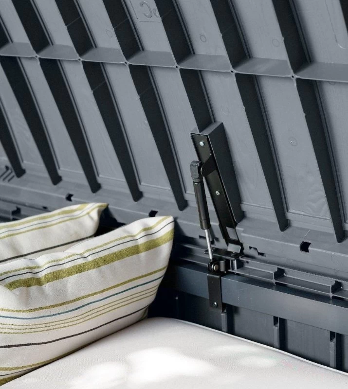 Keter Glenwood Opbergbox 390L Grafiet 8 Keter Glenwood Opbergbox 390L Grafiet - Afbeelding 6