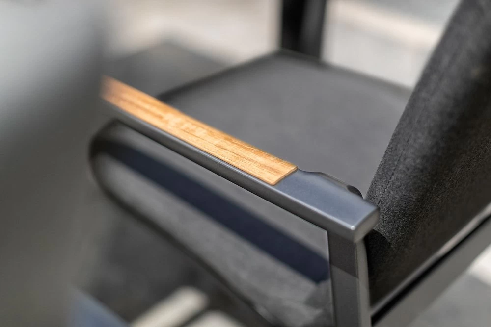 Kettler DIAMOND Stapelstoel (Sunbrella), Antra Sooty 5 Kettler DIAMOND Stapelstoel (Sunbrella), Antra Sooty - Afbeelding 3