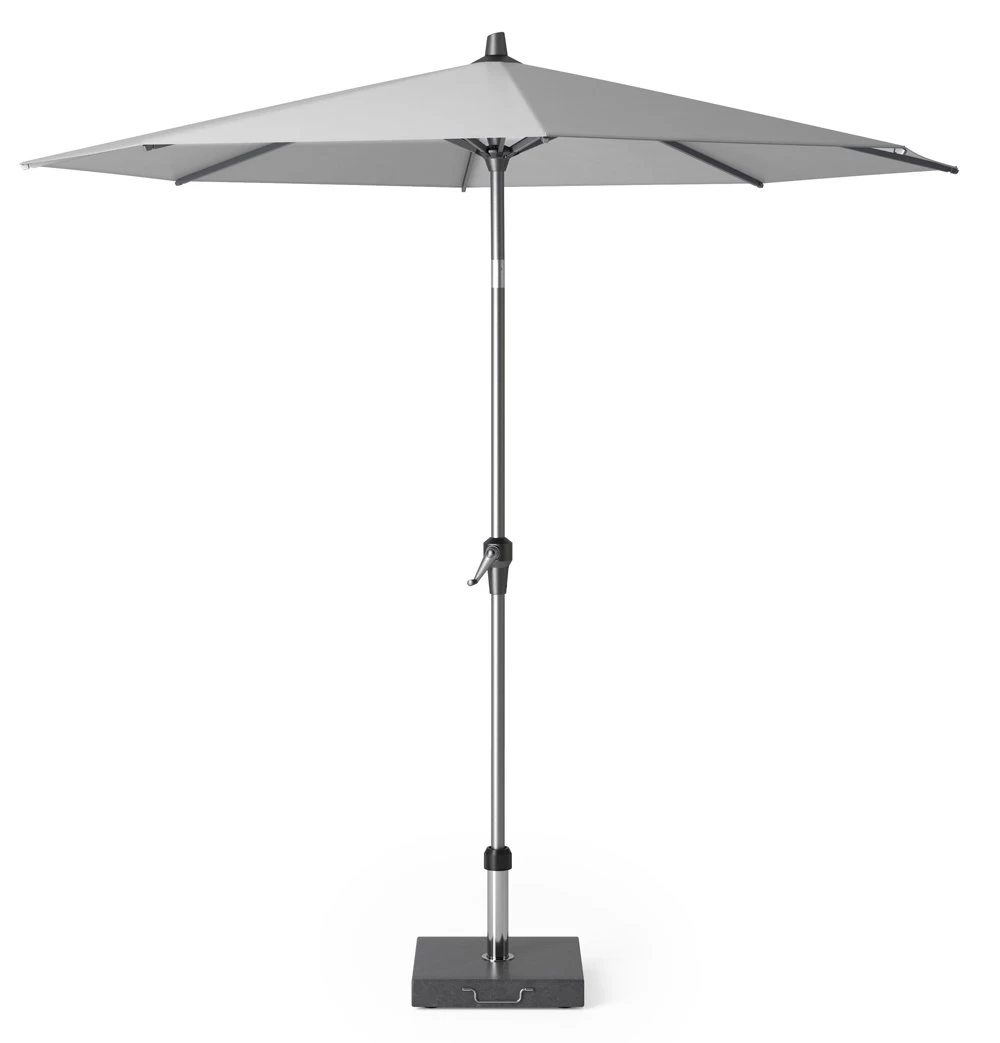 Platinum Middenstokparasol Riva Ø 250 Cm Lichtgrijs 3 Platinum Middenstokparasol Riva Ø 250 Cm Lichtgrijs