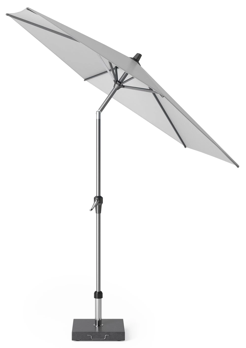 Platinum Middenstokparasol Riva Ø 250 Cm Lichtgrijs 4 Platinum Middenstokparasol Riva Ø 250 Cm Lichtgrijs - Afbeelding 2