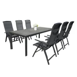 Royal Seasons LA PALMA Dining Set Met 6 Stoelen