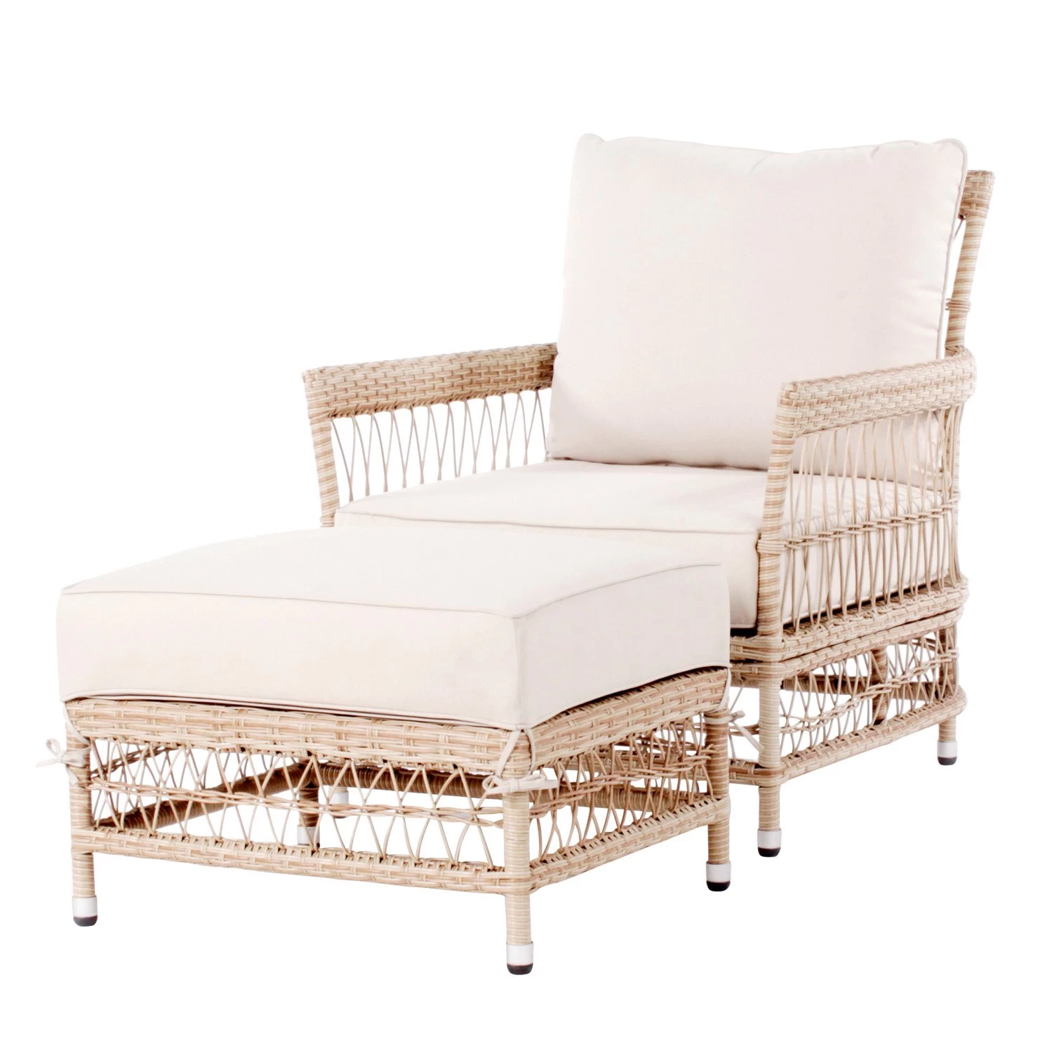 Royal Seasons MAURITIUS Fauteuil Met Hocker 3 Royal Seasons MAURITIUS Fauteuil Met Hocker