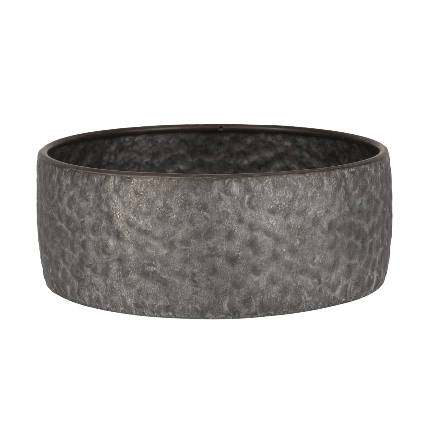 Schaal Metaal Antique Grey - Ø 30,5 X H 11,5 Cm 3 Schaal Metaal Antique Grey - Ø 30,5 X H 11,5 Cm