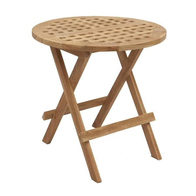 Timber YORK Klaptafel Rond - Ø 50 X H 50 Cm 3 Timber YORK Klaptafel Rond - Ø 50 X H 50 Cm