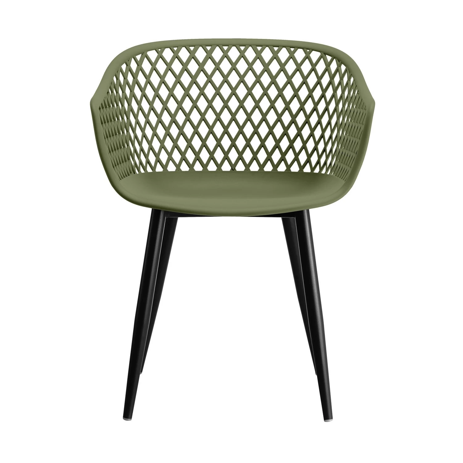 Tuinstoel WEBBING Olijfgroen 4 Tuinstoel WEBBING Olijfgroen - Afbeelding 2