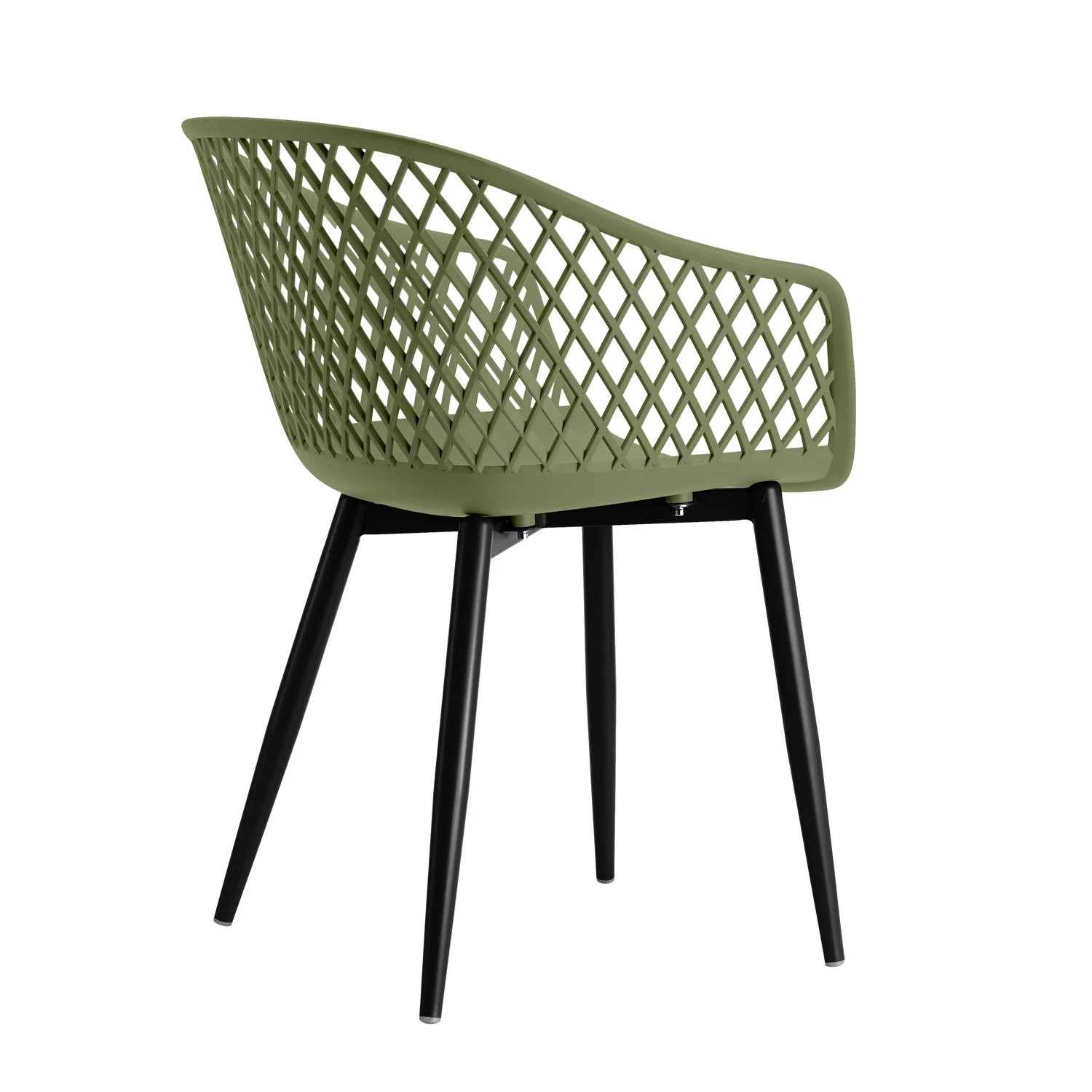 Tuinstoel WEBBING Olijfgroen 5 Tuinstoel WEBBING Olijfgroen - Afbeelding 3