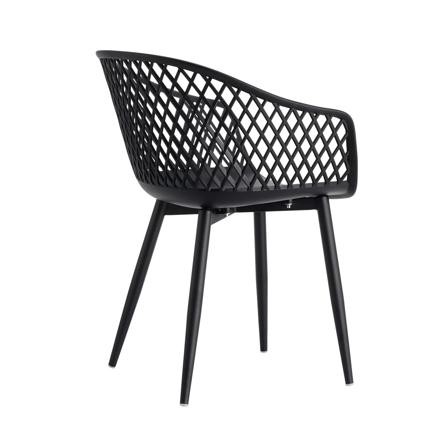 Tuinstoel WEBBING Zwart 5 Tuinstoel WEBBING Zwart - Afbeelding 3